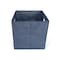 John Louis Home Fabric Bins, Tweed, Navy Blue, 11 in W BIN-C-T05 - alternate 2